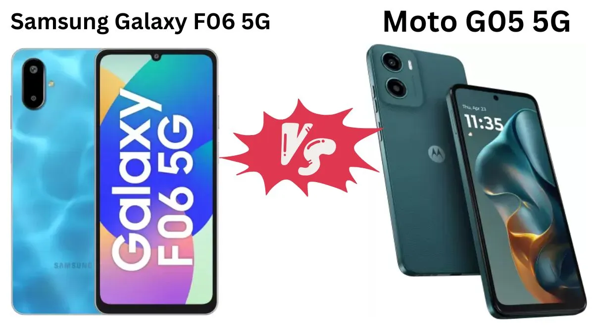 Samsung Galaxy F06 vs Moto G05: सैमसंग और मोटो के दो सस्ते फोन में टक्कर, जानें 10000 से कम में किसे खरीदना बेस्ट