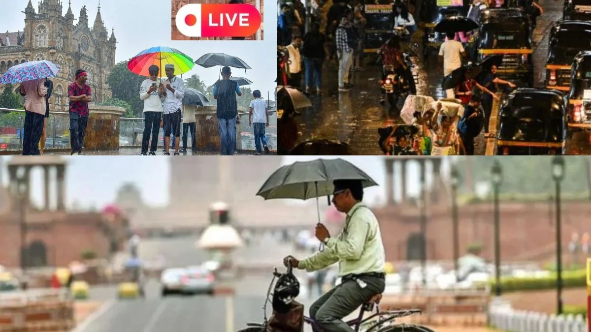 Aaj Ka Mausam Kaisa Rahega Ki Jankari LIVE: दिल्ली में आज फिर सताएगी गर्मी, लू भी करेगी परेशान, मुंबई में होगी मूसलाधार बारिश; जानिए देश के अन्य हिस्सों में कैसा रहेगा मौसम