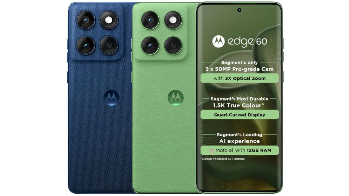 Motorola edge 60 की भारत में जोरदार एंट्री, 5500mAh बड़ी बैटरी और 50MP कैमरे वाले फोन का दाम है कम