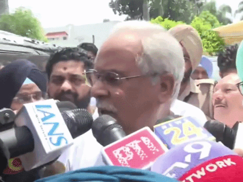पंजाब कांग्रेस बागी गुट से बघेल की 2 घंटे मीटिंग:बोले- हाईकमान को दूंगा पूरी रिपोर्ट, जीतने वाले को ही टिकट मिलेगी