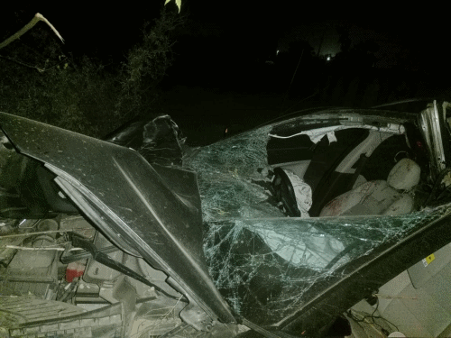 जैसलमेर-ऊंट से टकराकर 5 बार पलटी SUV, मेजर की मौत:MP के रहने वाले थे, एक महीने पहले हुई थी शादी; 2 लेफ्टिनेंट घायल