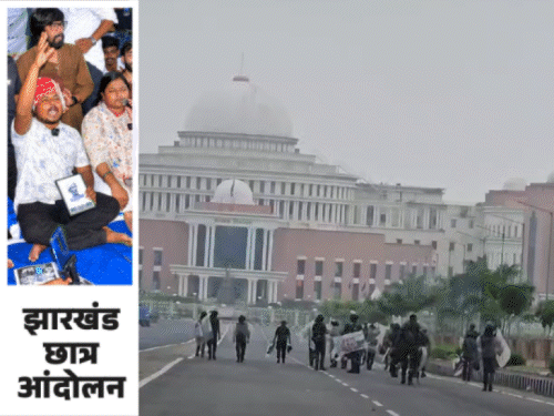 आज झारखंड विधानसभा का घेराव करेंगे छात्र:पुलिस ने कंटीले तार लगाए, बैरिकेडिंग, वाटर कैनन तैनात; JSSC-CGL रद्द करने और CBI जांच की मांग
